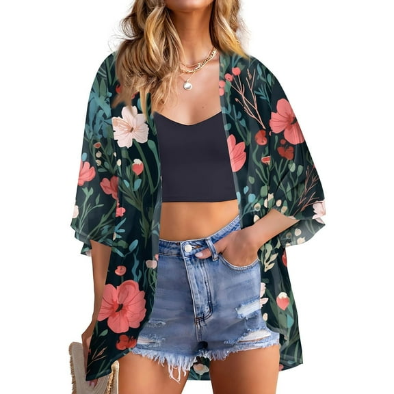 bbyeadc Womens Brown Plaid Vest Sleeveless Checkered Button Jackets Long Lapel Casual Vests Trendy Spring Fall Chiffon Cardigan, Dark Green 2XL