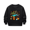 thumbnail image 1 of bbymog Casual Girls and Boys Sweatshirts Solid Color Crewneck Pulover Tops for Girls Kids Sweatshirt Blue 9 Years, 1 of 8