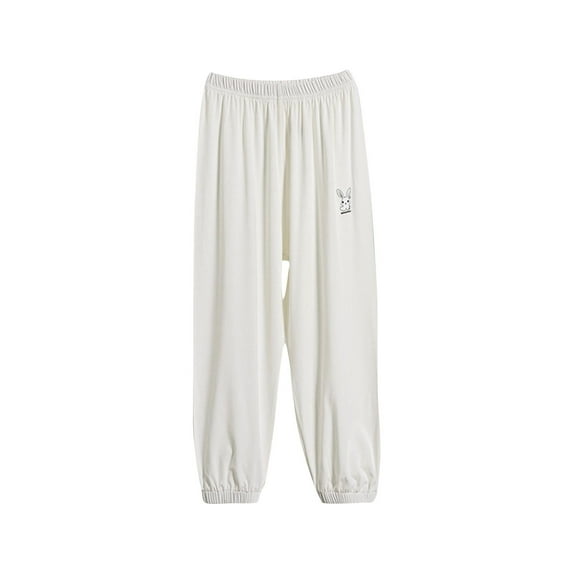 bbymog Girl Sweatpants Size 10-12 Casual Athletic Jogger Pants for Girls Teen Girl Clothes White F 3 Years