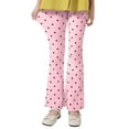 thumbnail image 1 of bbymog Girls Leggings Size 10-12 Girls Printed Stretch Flare Pants Cotton Casual Sweatpants for Girls Teen Girl Clothes Pink C 2 Years, 1 of 4