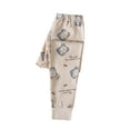 thumbnail image 1 of bbymog Girls Pajamas Winter Warm Elastic Waist Long John Pants for Girls Casual Loose Home Sleeping Boys Sweatpants Pants Khaki C 150, 1 of 2