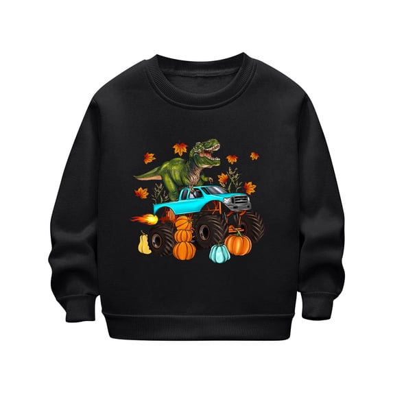 bbymog Halloween Cute Hoodies for Girls 10-12 Long Sleeve Spooky Graphic Hoodie Sweatshirt Fall Casual Boy Clothes Navy C 13 Years