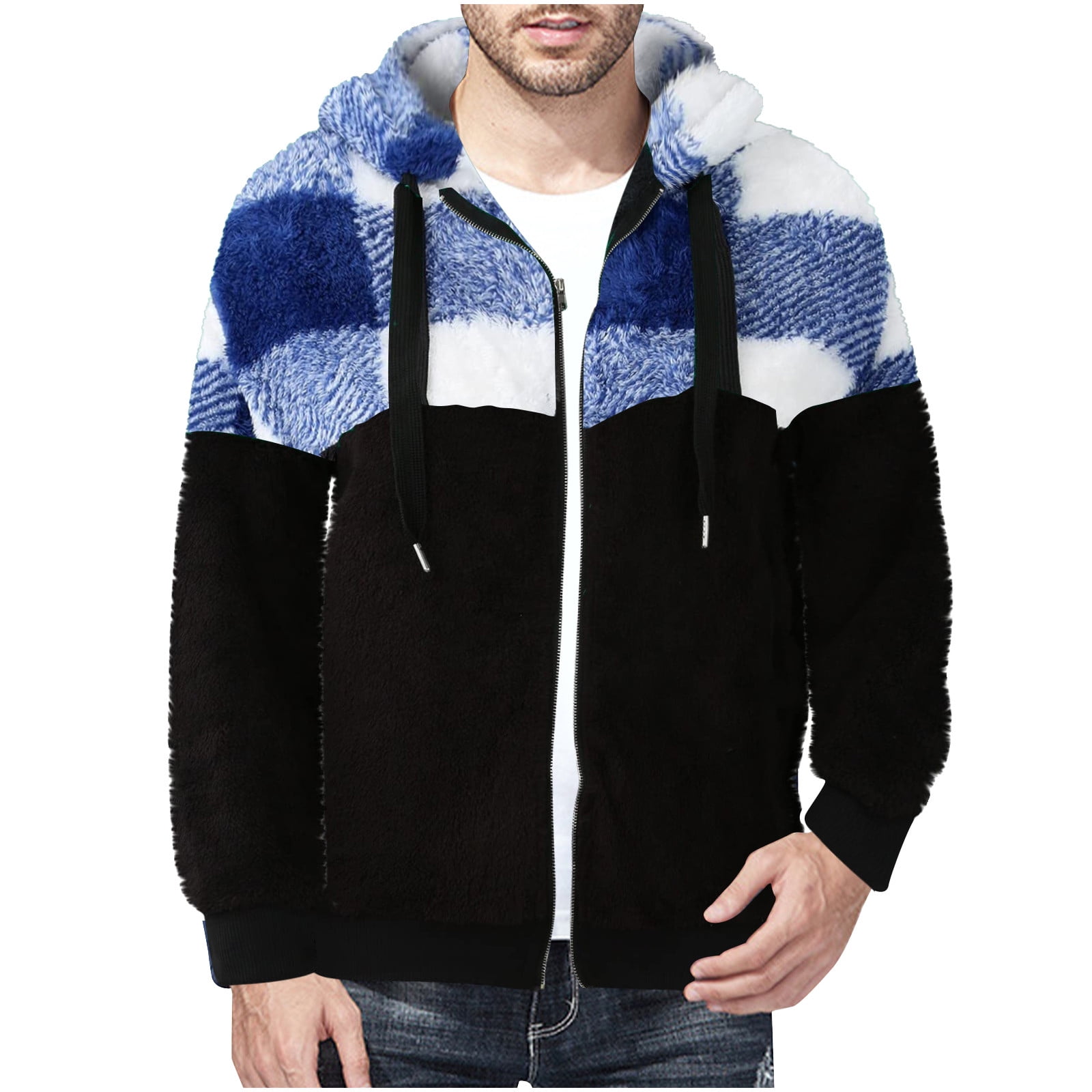 Men's Plus Size Casual Washed Hoodie & Shorts Set main image 0