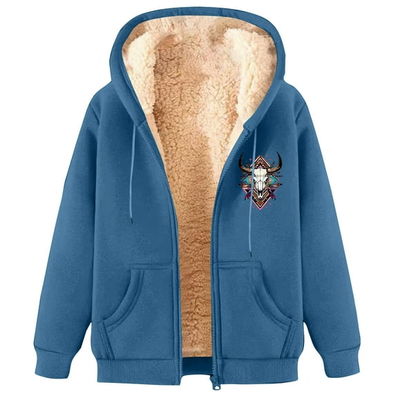 bbymog Jackets for Men Comfy Long Sleeve Zip Up Hoodied Solid Color Winter Coat Casual Fashion Oversized Jacket with Pocket Light Blue XXXL