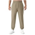 thumbnail image 1 of bbymog Mens Sweatpants Solid Color Elastic Waist Jogger Workout Pants with Pocket Plus Size Casual Pants for Athletic Running, 1 of 6