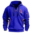 thumbnail image 1 of bbymog Mens Hoodies Winter Zip Up Oversized Y2K Clothes Fall Printed Fashion Pullover Tops Workout Hooded Sweatshirts Blue XXXL, 1 of 4