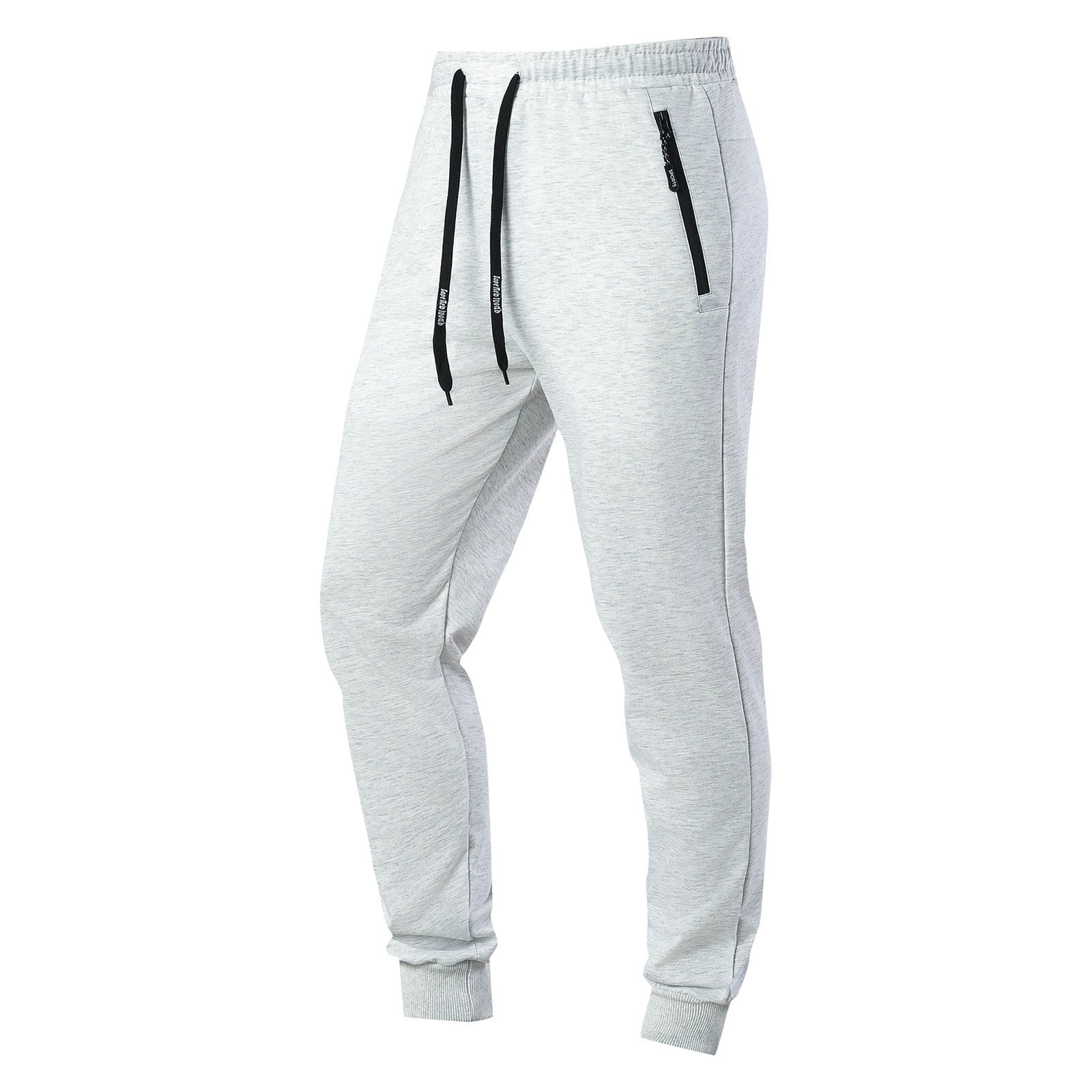 Men's Full Size Jogger Active Pants with Drawstring Plus Size
