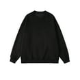thumbnail image 1 of bbymog Oversized Sweatshirt for Men Casual Crewneck Sweatshirts Solid Color Long Sleeve Pullover Top Soft Comfy Cotton Clothing Black A XL, 1 of 4