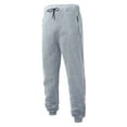 thumbnail image 1 of bbymog Workout Pants for Men Fashion Solid Color Outdoor Fitness Casual Pants Elastic Waist Plus Size Joggers with Drawstring Gray A XL, 1 of 3