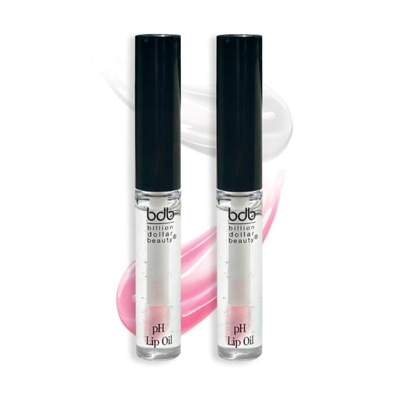 Billion Dollar Beauty pH Reactive Lip Oil Color Changing Gloss 2 Pack