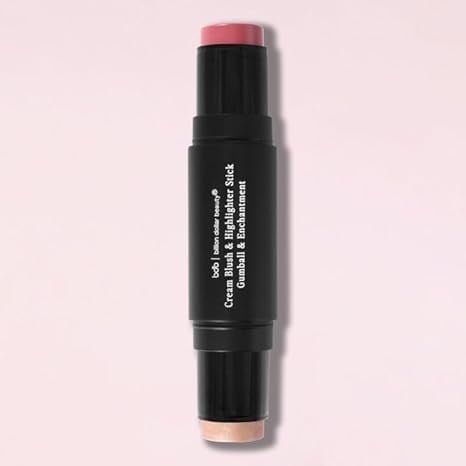 bdb Blush & Highlighter Stick Cream Duo for Natural Glow Buildable, Long-Lasting, Water-Resistant Formula Travel-Friendly Makeup Stick