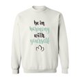thumbnail image 1 of "be In Harmony With Yourself." Sweatshirt Women -Image by Shutterstock, Female x-Large, 1 of 4