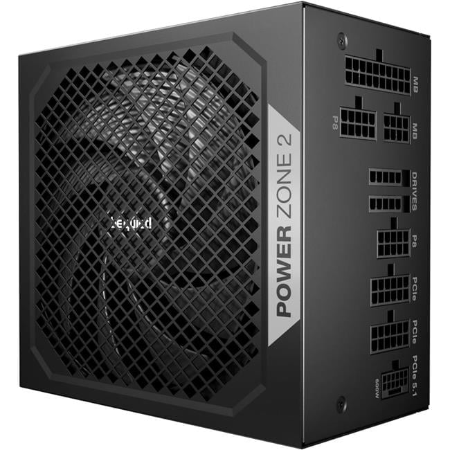 be quiet Power Zone 2 850 W ATX12V 3.1 80 PLUS® Platinum and Cybenetics Platinum  efficiency (up to 94%) Modular Power Supplies