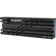 be quiet! MC1 Pro M.2 SSD Cooler, Heatpipe Heatsink for 2280 NVMe, Dual-Sided Compatible, Black Aluminum for Maximum Cooling Performance, BZ003