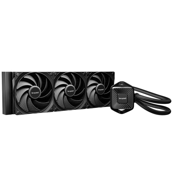 Be Quiet BW029US 360 mm Pure Loop 3 Black CPU Liquid Cooler for Heavily Overclocked Systems & 3X Pure Wings 3 PWM High-Speed Fan