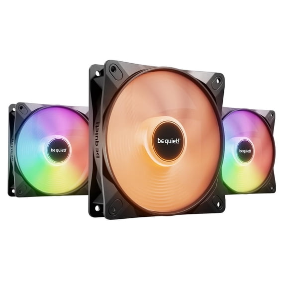 be quiet! LIGHT WINGS LX 120mm PWM high-speed BL124 120 mm ARGB LED Case Fan - Triple Pack