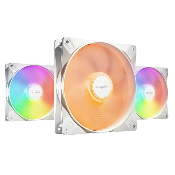 be quiet! LIGHT WINGS LX 140mm PWM BL128 140mm ARGB LED Case Fan - Triple Pack