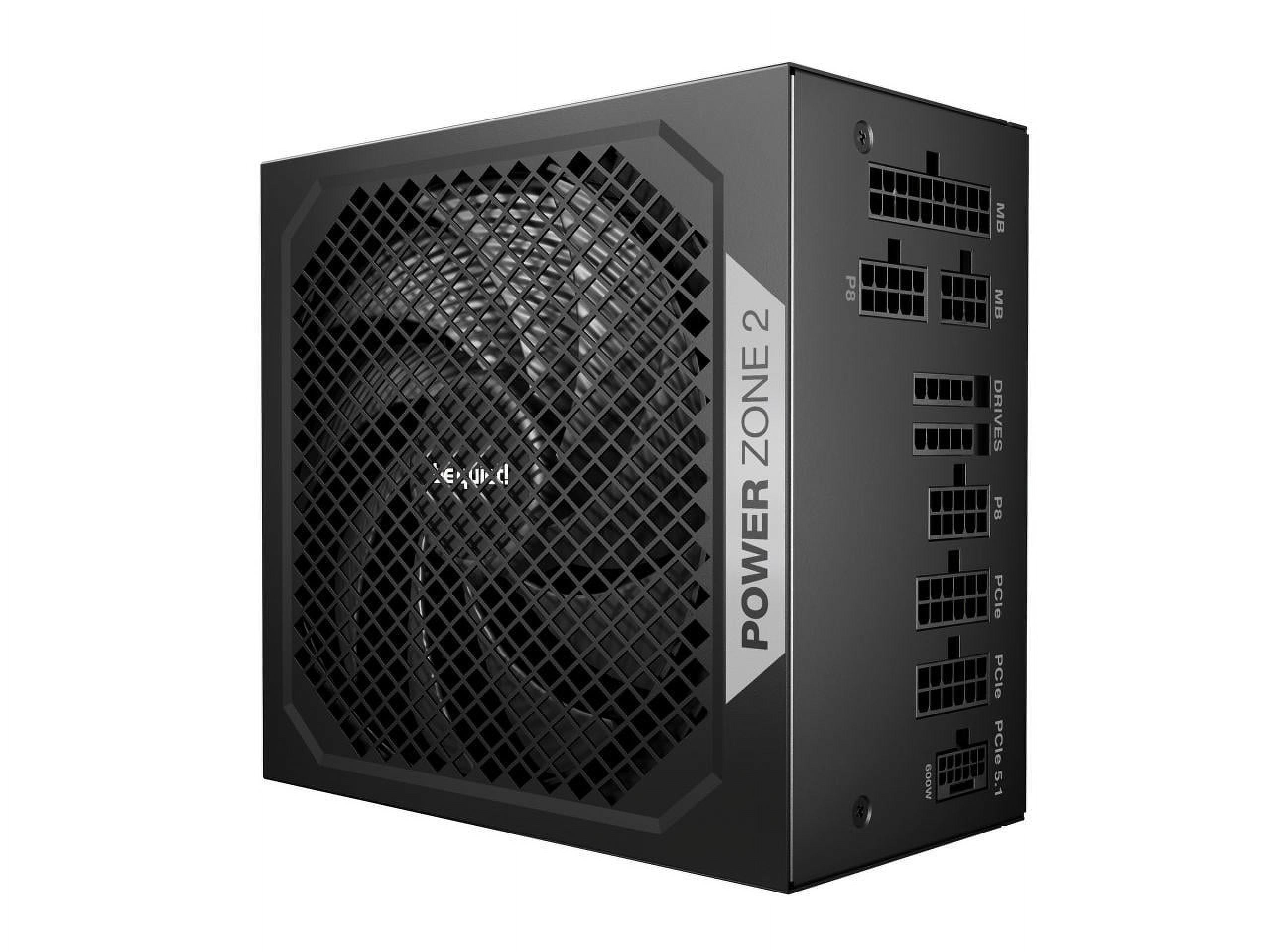 be quiet Power Zone 2 750 W ATX12V 3.1 80 PLUS® Platinum and Cybenetics Platinum  efficiency (up to 94%) Modular Power Supplies