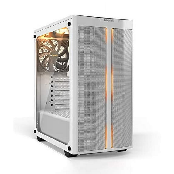 be quiet! Pure Base 500DX White, Mid Tower ATX case, ARGB, 3 pre-installed Pure Wings 2, BGW38, tempered glass window