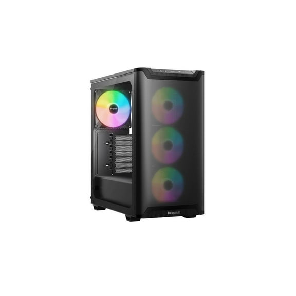 be quiet! Pure base 501 LX BGW78 Black ABS / Steel / Tempered Glass Mid-Tower Cases (Computer Cases - ATX Form)