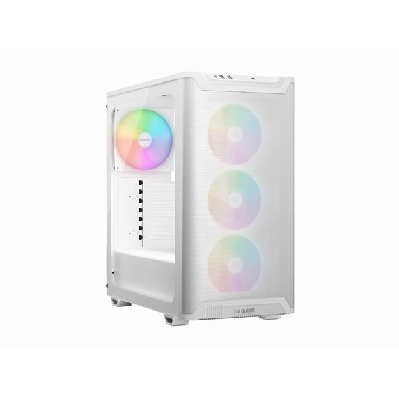 be quiet! Pure base 501 LX BGW79 White ABS / Steel / Tempered Glass Cases (Computer Cases - ATX Form)