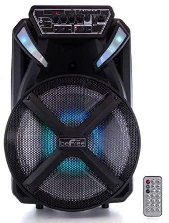 beFree Sound 12 Inch Bluetooth Portable Rechargeable Party Speaker