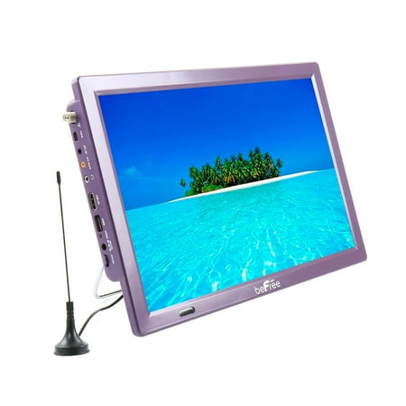 beFree Sound 14" 1080p LED Television with Remote Control & Car Adapter