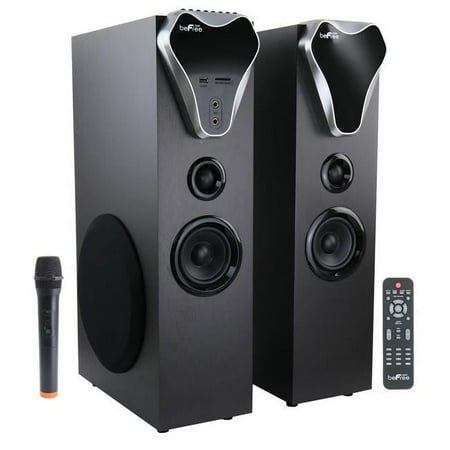 Befree Sound 2.1 Channel Bluetooth Tower Speakers - Black
