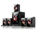 thumbnail image 1 of beFree Sound 5.1 Channel Bluetooth Surround Sound Speaker System in Orange, 1 of 6