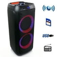 thumbnail image 1 of beFree Sound BFS-8810-RB Bluetooth 400 Watts Continous Power Portable Speakers Multicolor, 1 of 1