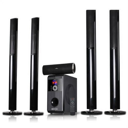 beFree Sound - 5.1-Channel Bluetooth Speaker System - Black