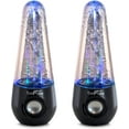 thumbnail image 1 of beFree Sound Bluetooth LED Dancing Water Multimedia Speakers in Black, 1 of 6