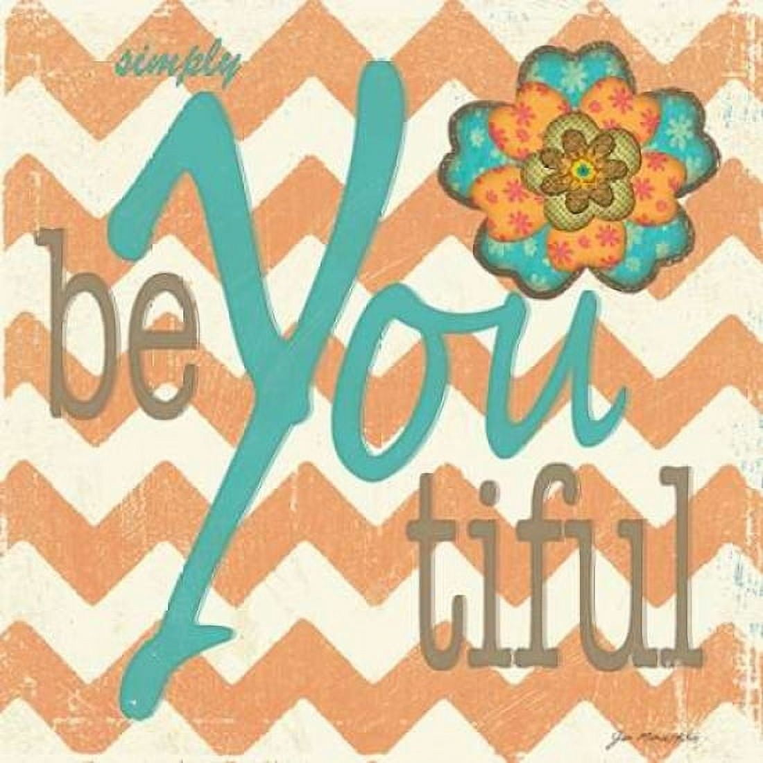 beYOUtiful Canvas Art - Jo Moulton (24 x 24)