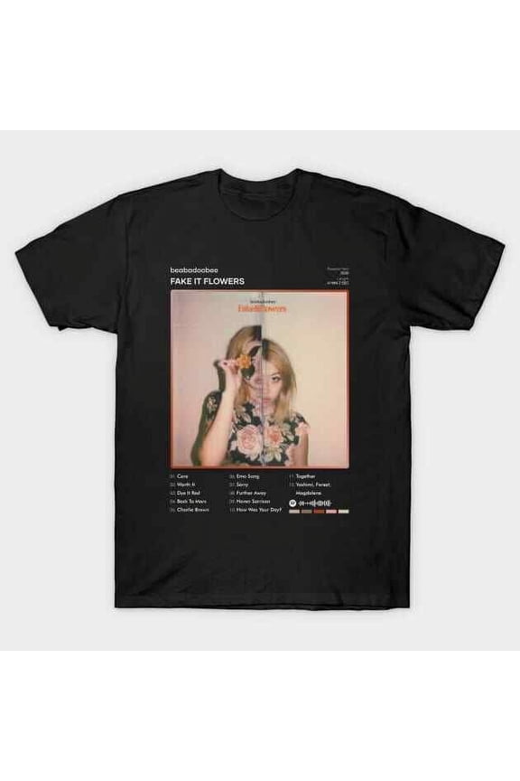 beabadoobee - Fake It Flowers Tracklist Album T-Shirt S-5XL Fast Shipping
