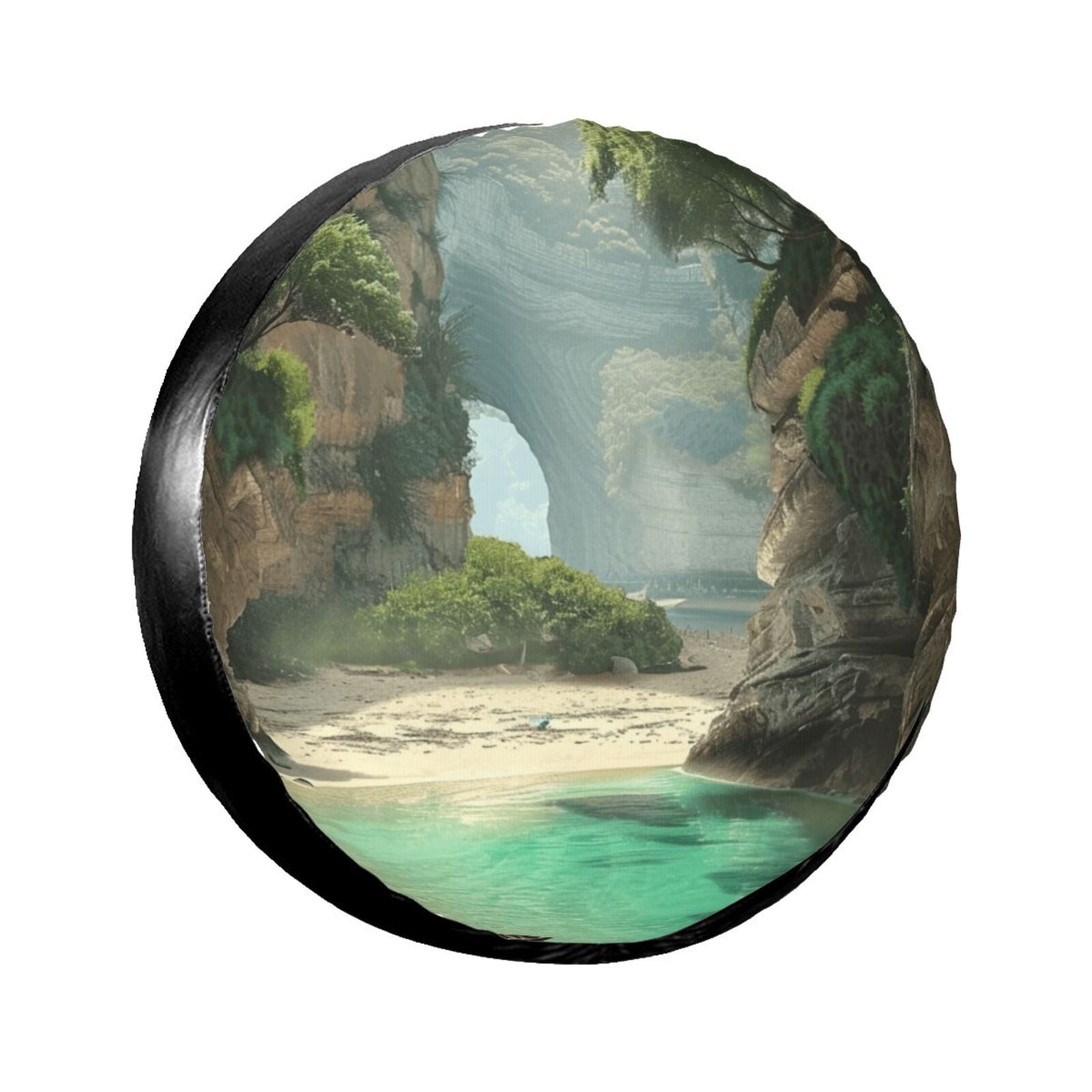 beach Spare tire cover wheel protector, weather resistant, suitable for