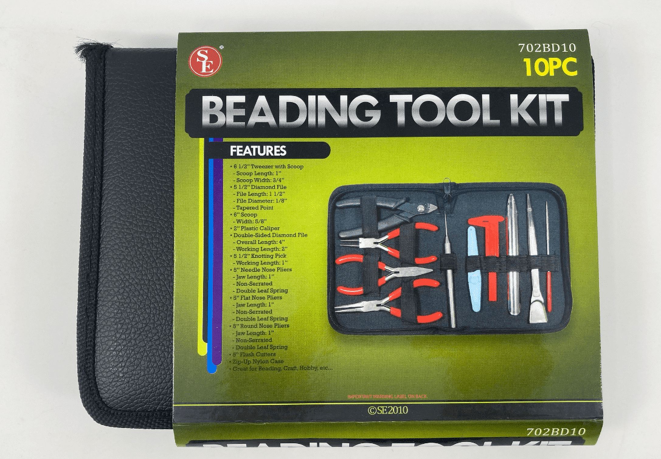 beading tool kit 10 pc set bead & jewelry making bead work tools