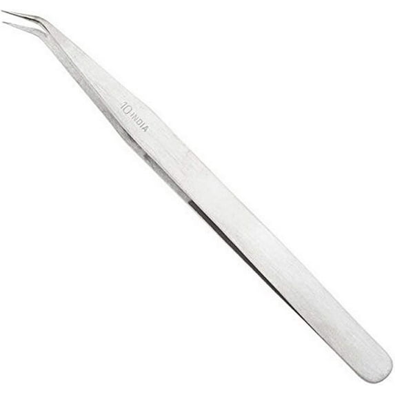 The Beadsmith XTL-4001 Bent Fine Point Tweezers Bead and Pearl Knotting
