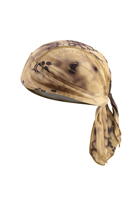 The beanie cap on a bicycle Bandana, a cotton biker hat, could be adjusted lightly by the head scarf of a headscarf bonés Sweat Wicking Do Rag - Dew Rag Cooling Helmet Liner - Breathable Helmet Do Rag