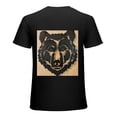 thumbnail image 1 of bear silhouette decorative art, design shirt, artistic display, T-shirt lover gift casual breathable men, women, boys, girls, children, 1 of 4
