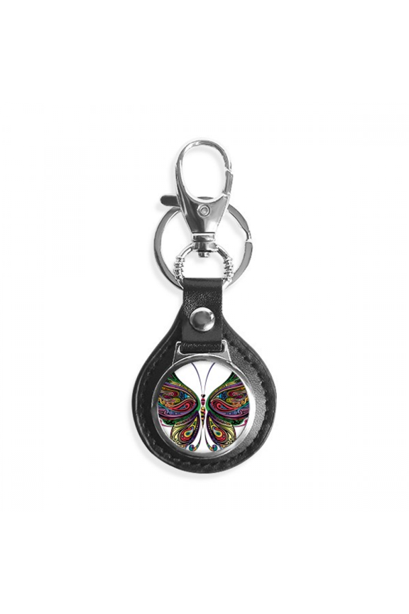 beautiful colorful decorative wings key link chain keyholder finder hook metal