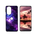 thumbnail image 1 of beautiful-dark-purple-galaxy-4 Phone Case, Designed for Moto Edge+ (2022） Case Soft Silicon for women girls boys wife gift,Shockproof Phone Cover, 1 of 1