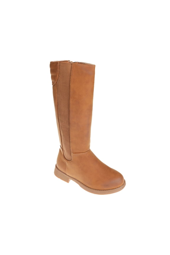 Comfortable Western Riding Boots for Little Girls, Tan (Size 13)