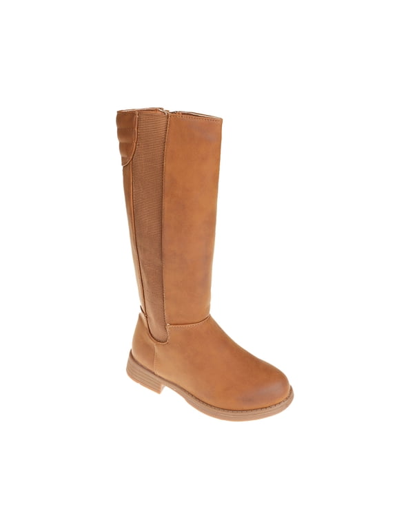 Comfortable Western Riding Boots for Little Girls, Tan (Size 13)