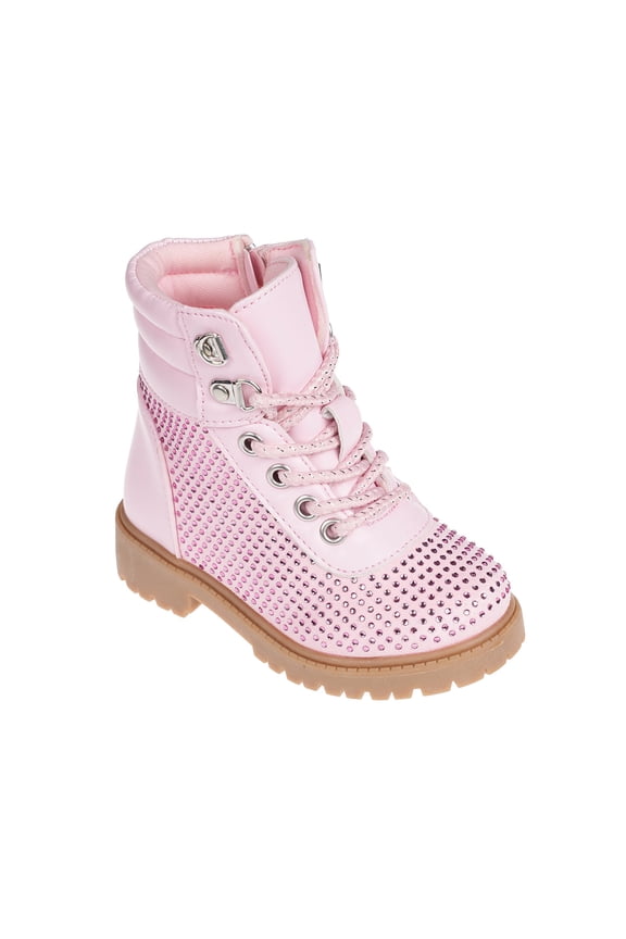 Comfortable Western Riding Boots for Toddler Girls, Pink (Size 7)