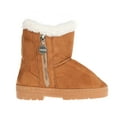 thumbnail image 1 of bebe Faux Fur Trendy Winter Boots for Little Girls, Size 11, 1 of 9