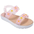 thumbnail image 1 of bebe Toddler Girls PCU Sandals – Cute Charm Slip-On Sandals, 1 of 11