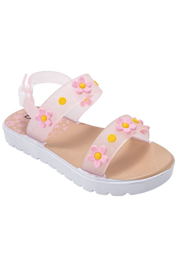 Toddler Girls PCU Sandals – Cute Charm Slip-On Sandals