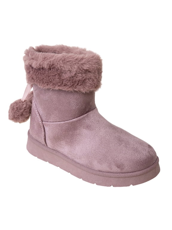 Girl's Comfortable Cozy Boots for Everyday Wear