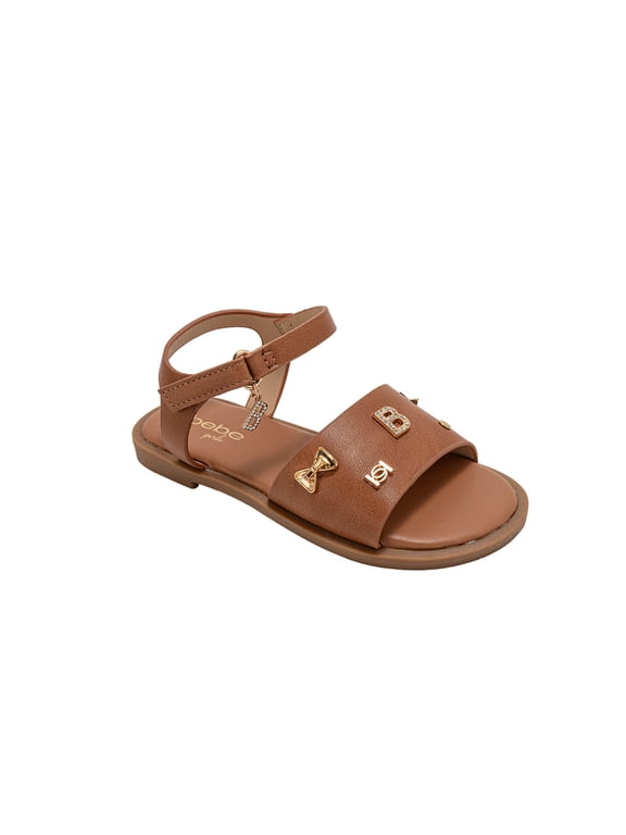 Girl's’ Fashion Sandals – Dressy Shoes with Decorative Metal Charms (Little Kid/ Big Kid)