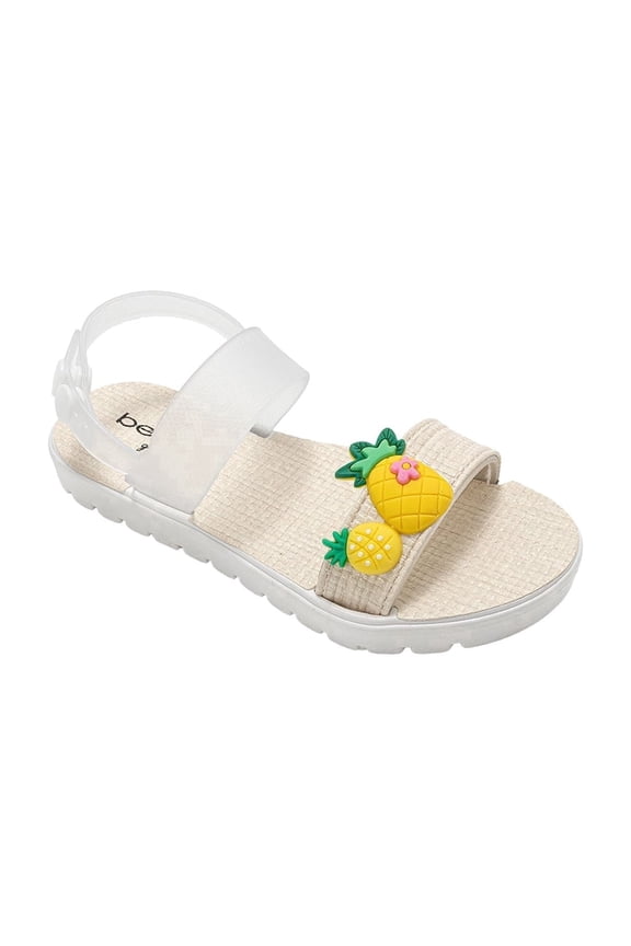 Girls Sandals - Cute and Comfy Flat Summer Sandals with Fruit Charms